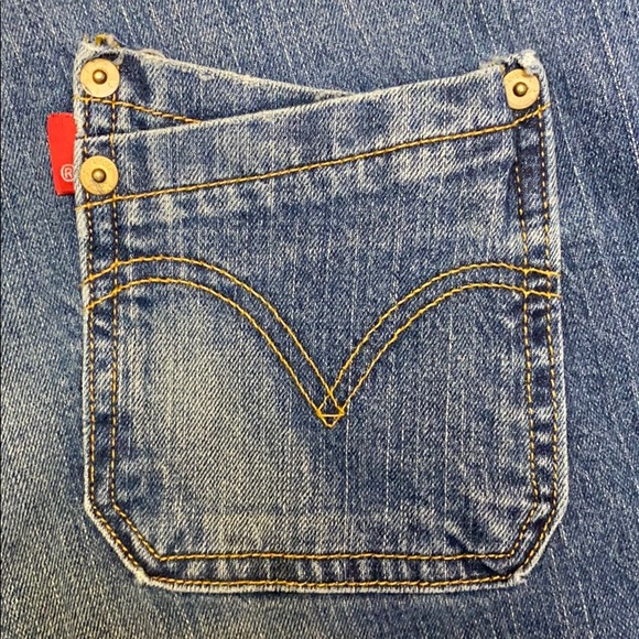 Levis 504 Slouch Flare 90s Jeans Sz 16 M 31L HTF - Picture 5 of 12